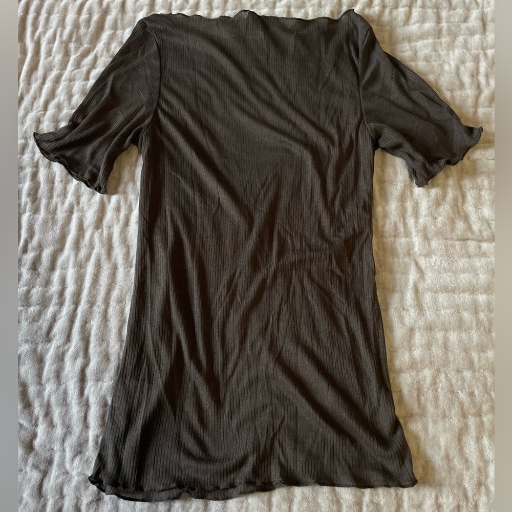 DEIJI STUDIOS The Square Knit Tee In Stone NWT with Flaws XS Read - Picture 7 of 16